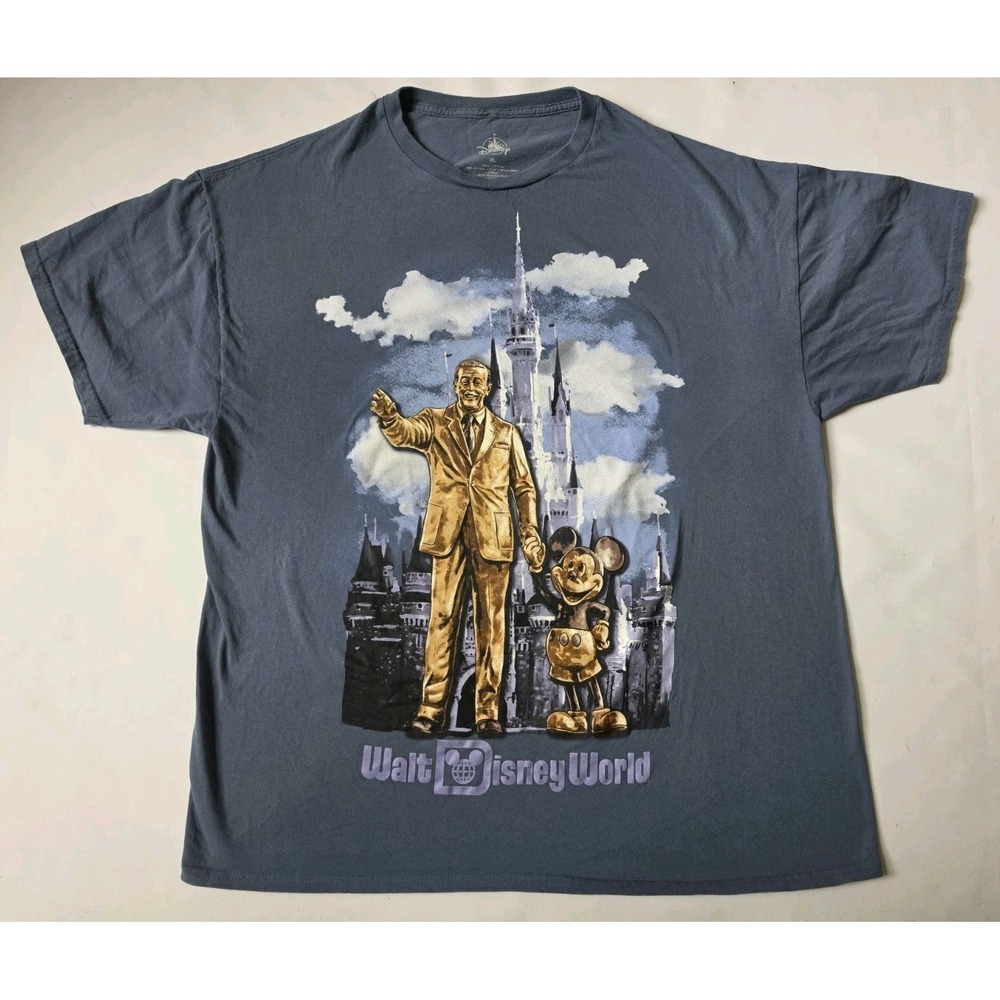 Mickey‎ and Walt Disney T-Shirt (Disney Parks) — 50th Anniversary Size:XL